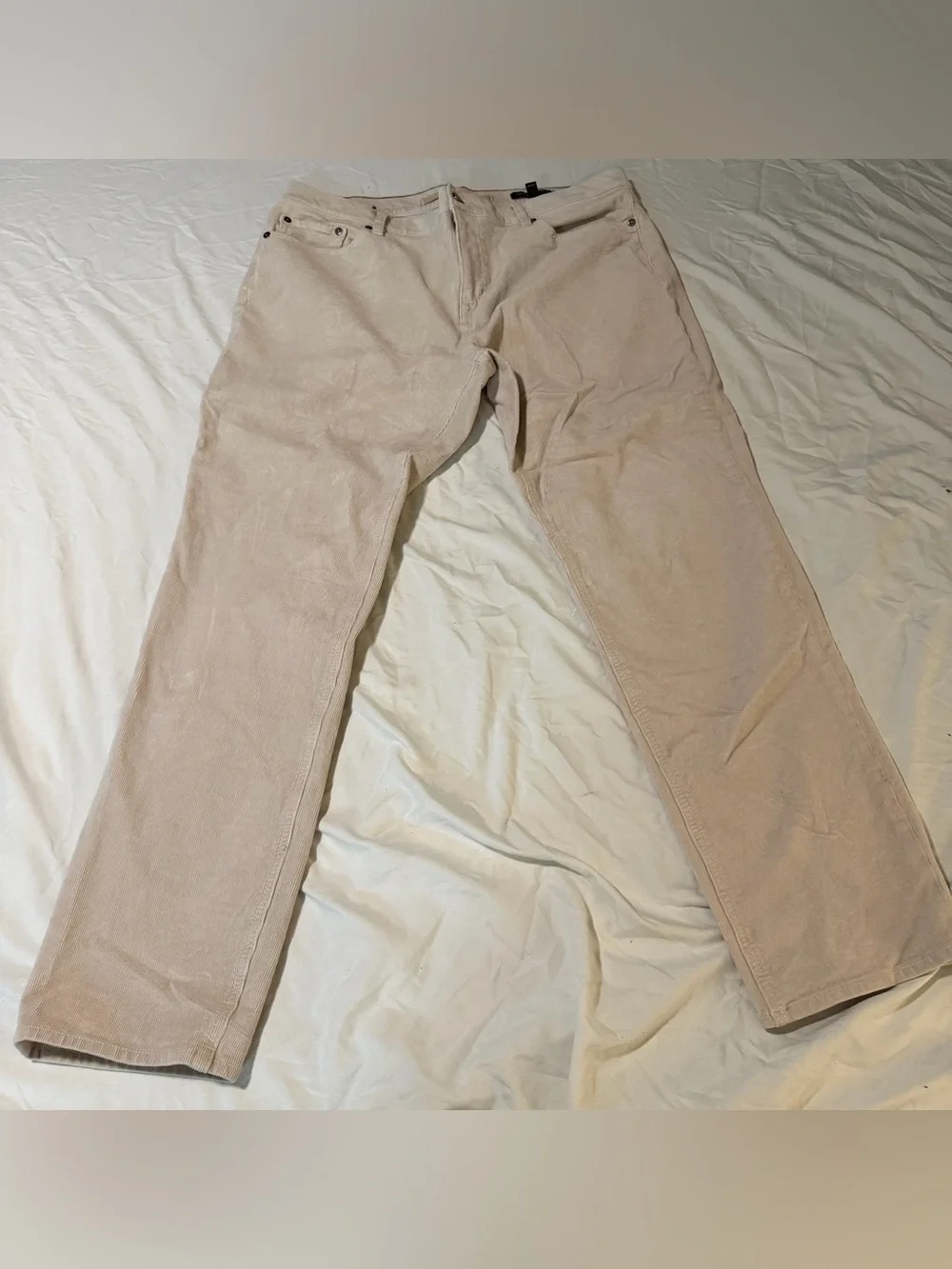 Banana Republic Men’s Corduroy Pants in Light Beige